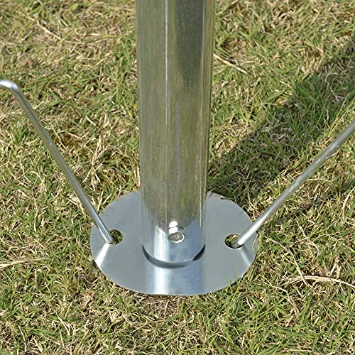 Outsunny 20' L x 10' W Heavy Duty Outdoor Carport Awning/Canopy with Weather-Fighting Material & Anchor Kit, White