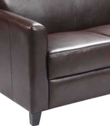 Flash Furniture HERCULES Diplomat Series Brown LeatherSoft Sofa