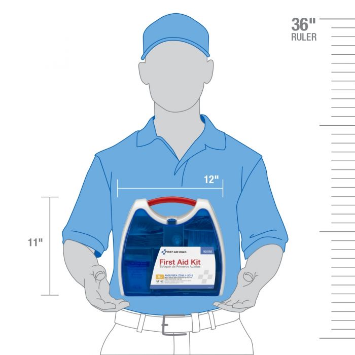 First Aid Only 50 Person ReadyCare First Aid Kit, ANSI Compliant (Case Of 3)