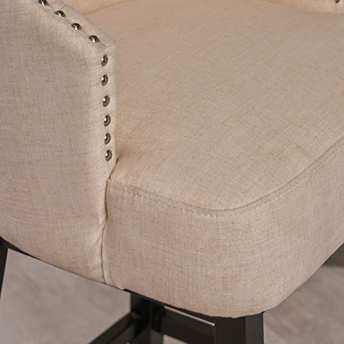 Christopher Knight Home 295977 Ogden Barstool, 2-Pcs Set, Beige