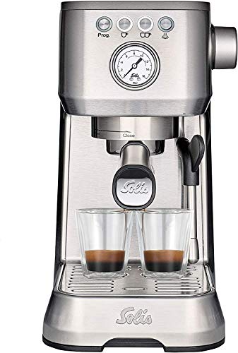 Solis Barista Perfetta Compact Programmable Espresso Machine (Stainless Steel)