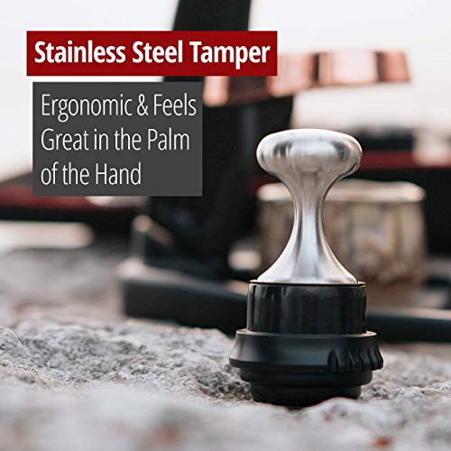 Flair Signature Espresso Maker - An all manual espresso press to handcraft espresso at home (Pressure Kit, Black)