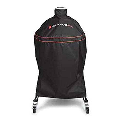 Kamado Joe KJ-TISSERIENA JoeTisserie Classic, One Size, Black & KJ-GC23BWFS Classic Joe Charcoal Grill Cover, Black