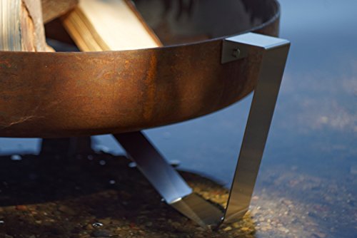 Curonian Agila Solid Steel Wood Burning Fire Pit