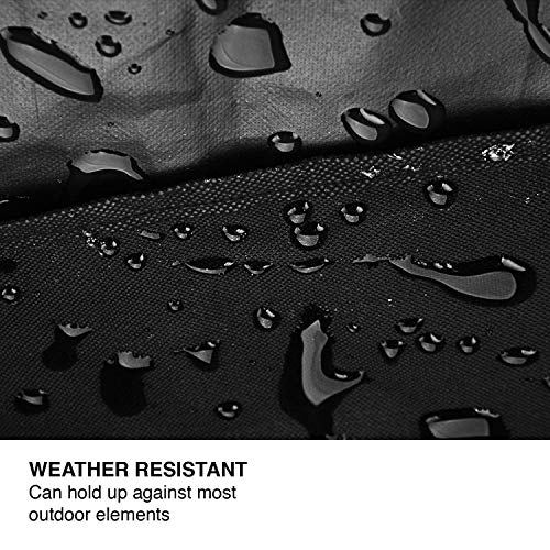 GasOne B-3600H Propane Cover 200,000-BTU Brewing Burner with Adjus, 15.75 x 15.75 x 16.00 inches, Black