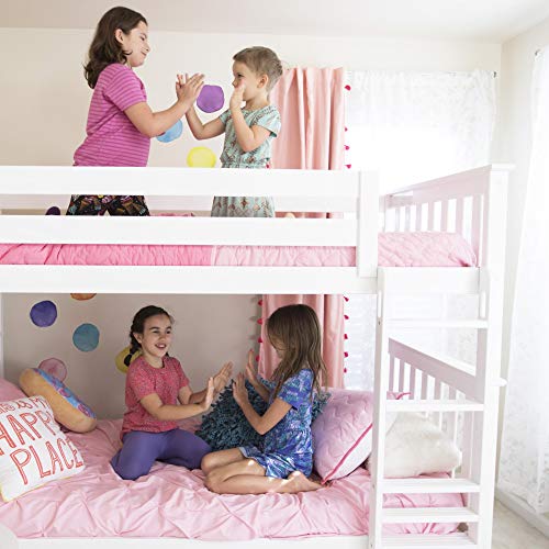 Max & Lily Bunk Bed, Twin, White