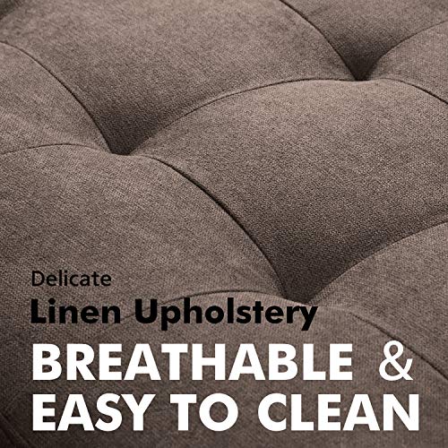 Homall Tufted Sofa Bed Sofabed, Brown