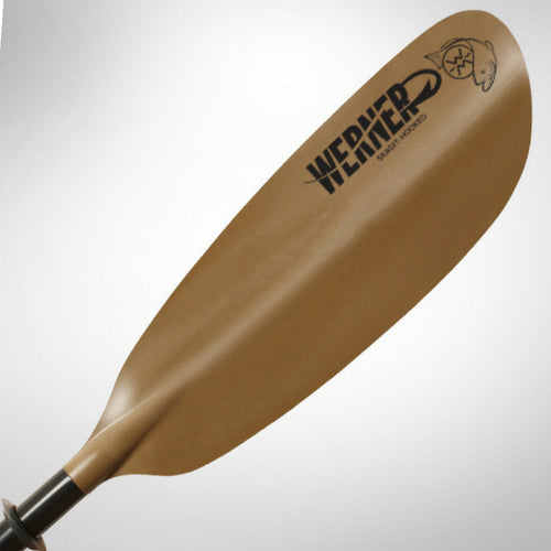 Werner Skagit Hooked Straight Shaft Fishing Kayak Paddle