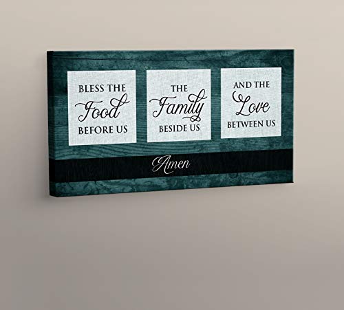 Bless The Food Before us, The Family Beside us, and The Love Between us, Amen Wall Art