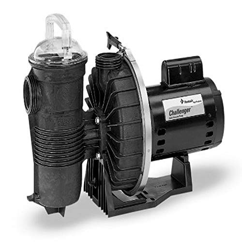 Pentair 345202 Stainless Steel Chellenger Black High Pressure Single Speed Full Rated Pump, 1/2-Horsepower