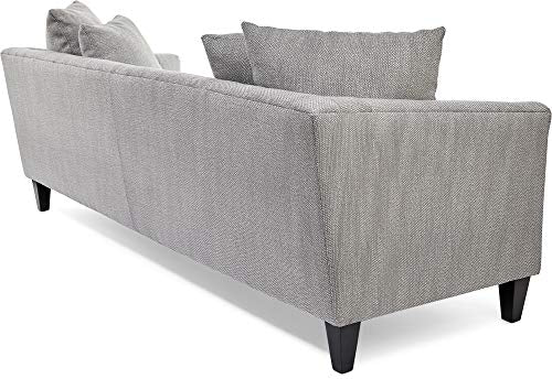 Elle Decor Celeste Upholstered Mid-Century Channel Tufted Sofa, Microfiber Velvet Couch for Living Room, 90