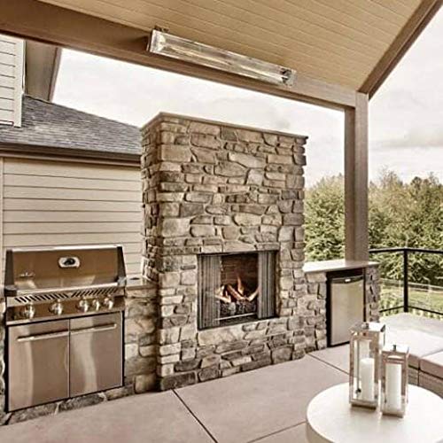 Infratech WD5024SS Dual Element 5,000 Watt Electric Patio Heater, Choose Finish: Stainless Steel