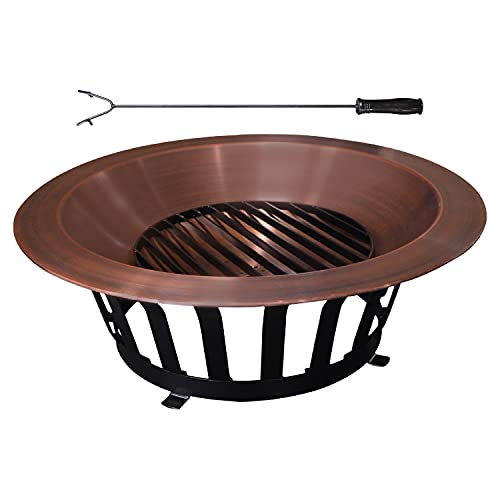 Titan Great Outdoors Copper Outdoor Fire Pit 40
