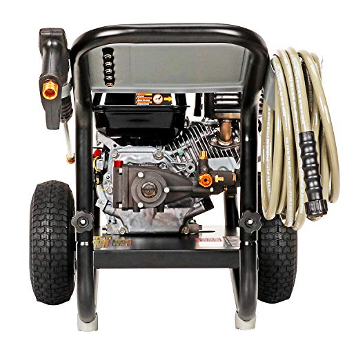 SIMPSON Cleaning PS3228 PowerShot Gas Pressure Washer Powered by Honda GX200, 3300 PSI at 2.5 GPM, Black