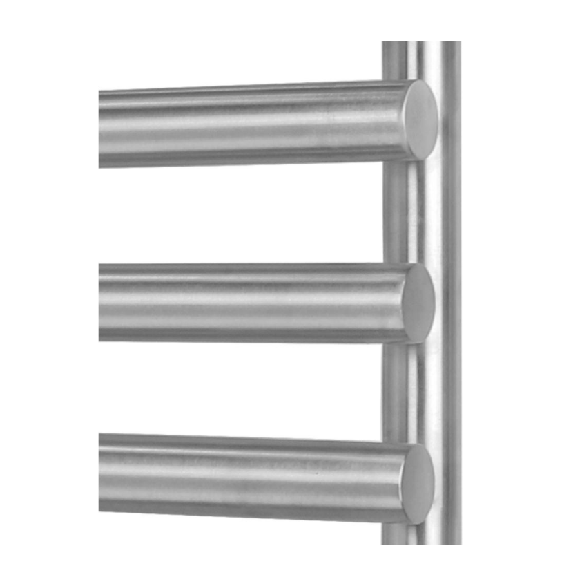 WarmlyYours TWS7-ROM10BH Rome Hardwired 10 Bar Towel Warmer in Brushed Steel New