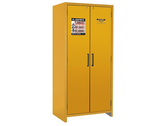 Justrite EN Flammable Safety Cabinet, 2 Hybrid-Close Doors