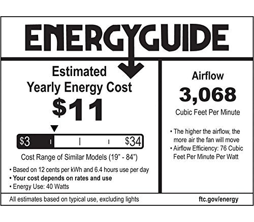 Minka Aire F844-DK, Light Wave 52