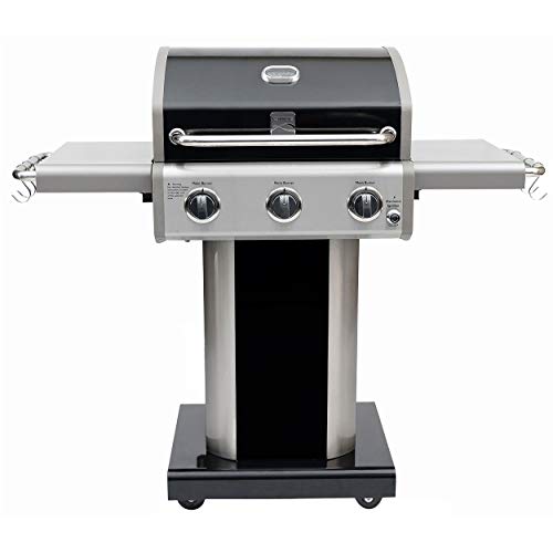 Kenmore PG-4030400LD-AM 3 Burner Outdoor Patio Gas BBQ Propane Grill, Black