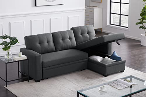 Devion Furniture Lenna Sofabed, Gray