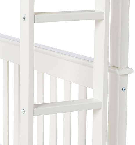 Donco Kids Mission Bunk Bed, Full/Full, White