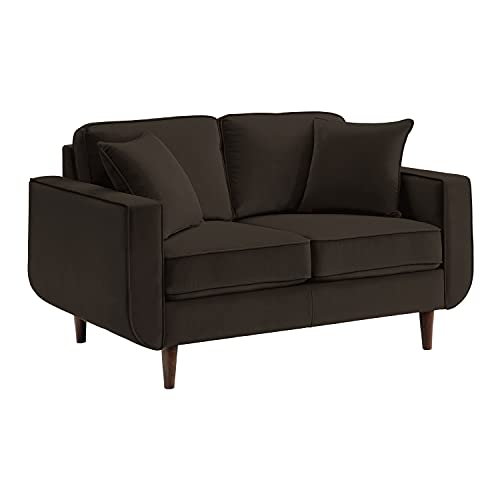 Lexicon Mapleton Living Room Loveseat, Chocolate