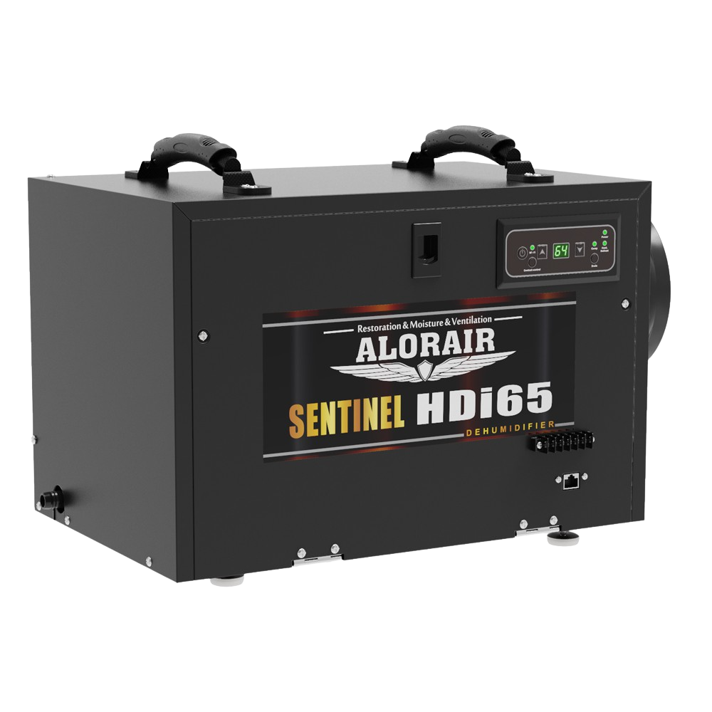 AlorAir Sentinel HDi65 Basement/Crawlspace Commercial Dehumidifier 120 PPD with Pump, Auto Defrost, And Memory Starting New