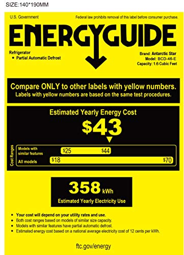 Antarctic Star 1.6cu.ft Wine Cooler/Cabinet Beverage Refrigerator Small Mini Red & White Wine Cellar Beer Soda Clear Front Glass Door Counter Top Bar Fridge Quiet Operation Compressor Adjust Temperature Freestanding Black