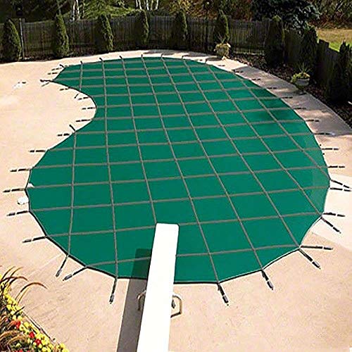 YARD GUARD Deck Lock Rectangle Mesh 18'x36' Inground Swimming Pool Safety Cover