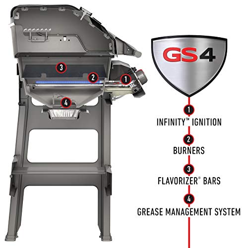 Weber 45010001 Spirit II E-310 3-Burner Liquid Propane Grill, Black