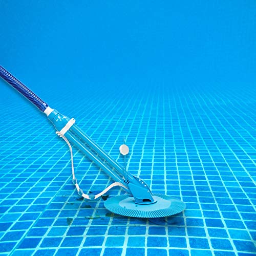 【𝐒𝐩𝐫𝐢𝐧𝐠 𝐒𝐚𝐥𝐞 𝐆𝐢𝐟𝐭】 Automatic Swimming Pool Cleaner, Auto Swimming Pool Cleaner with 10pcs Durable Hose Blue - Complete Set