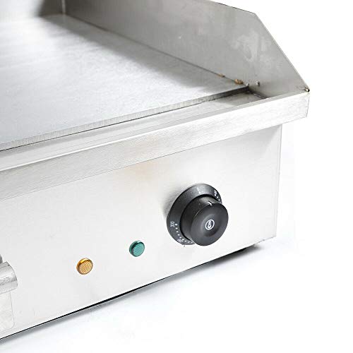 DYRABREST 4400W 110V Electric Countertop Griddle Flat Top Commercial Restaurant Grill Flat Hotplate Home BBQ Grill Non-Stick Commercial Restaurant Teppanyaki Grill Stainless Steel BBQ Grill Machine