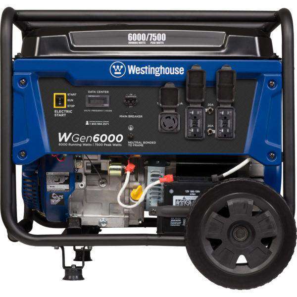 Westinghouse WGen6000 6000W/7500W Electric Start Portable Generator New
