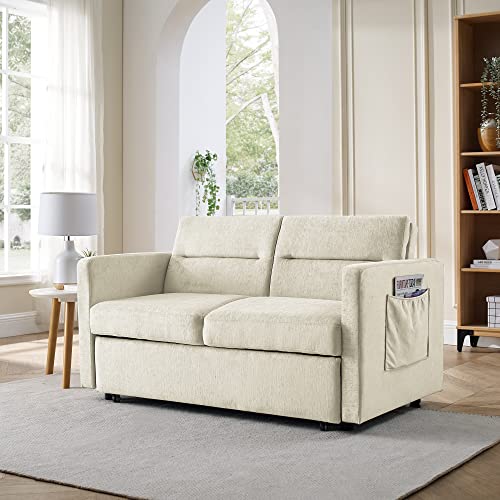 MOEO Loveseat Sleeper with Pull-Out Bed, 54.5