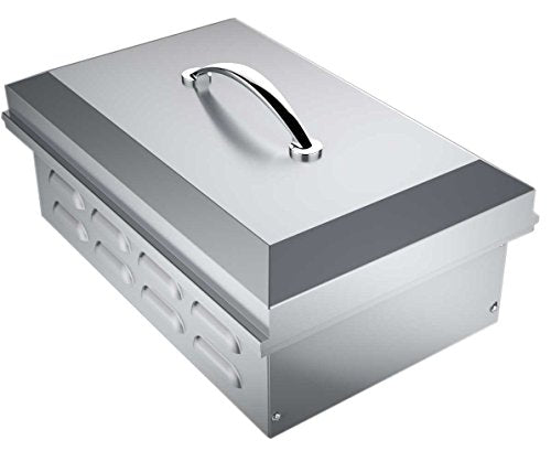 SUNSTONE 1SSB-LP Drop-In Single Side Burner Propane Grill,Stainless Steel