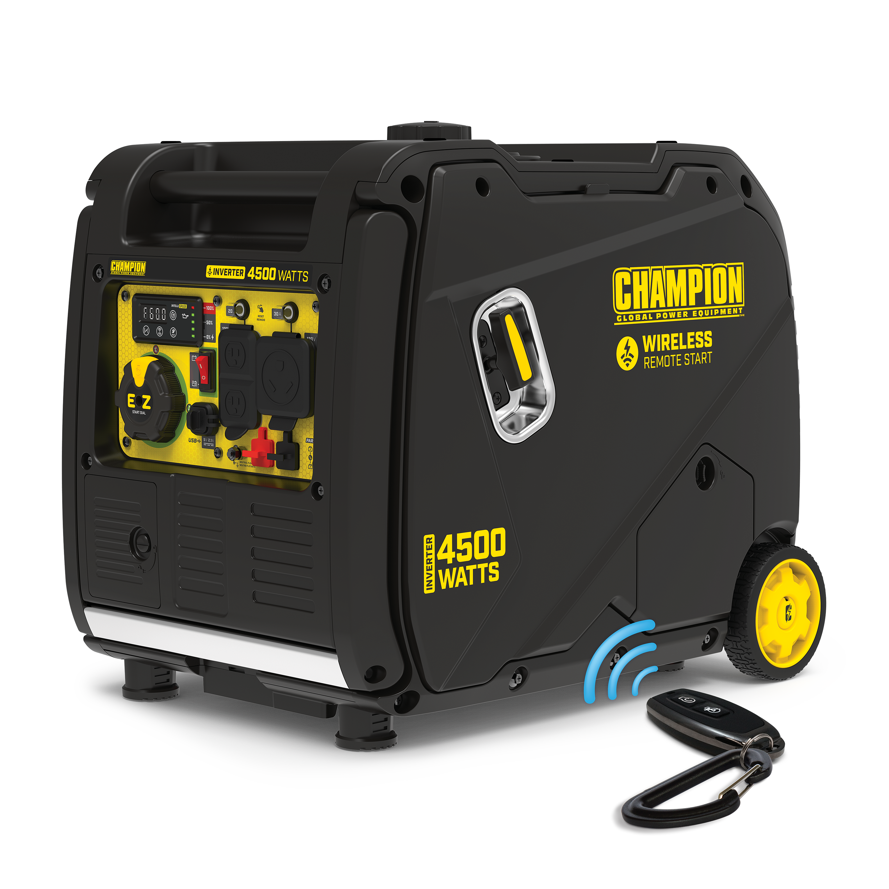 Champion 200990 3500W/4500W Inverter Gas Remote Start Generator New