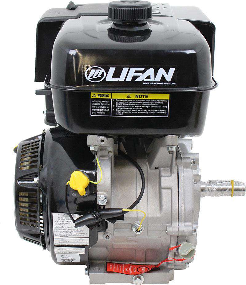 Lifan LF190F-BDQC 15 HP 420cc 4-Stroke OHV Gas Engine with Electric Start, 18 Amp New