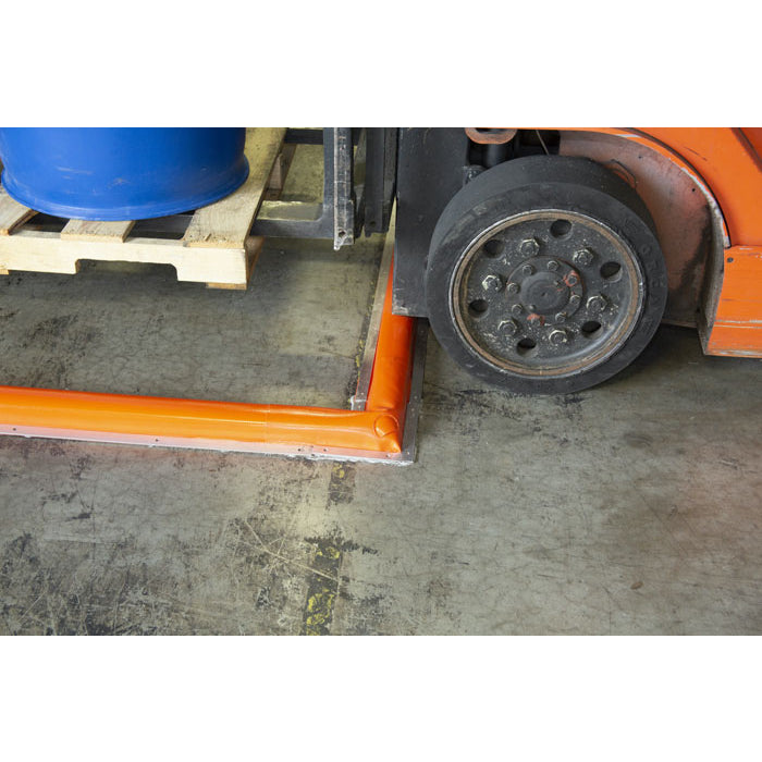 Justrite Make-A-Berm, Heavy Duty Straight Section, 2 Inch High X 12.5 Feet Long