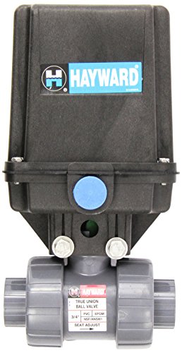 Hayward EAUTB107STE 3/4-Inch EAUTB Series Actuated 2-Way True Union Ball Valve with Threaded EPDM Seal