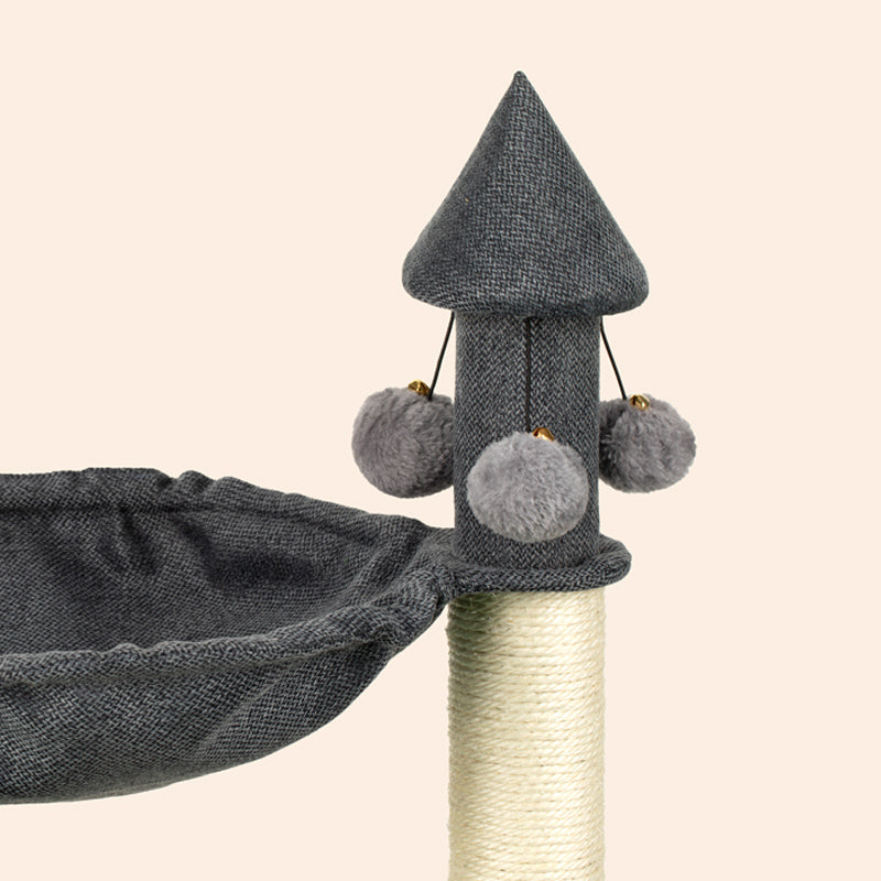 Wooden House Cat Tree