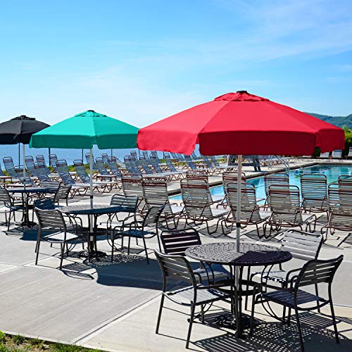 STROMBERGBRAND UMBRELLAS The Vented Bistro Patio, Black/White…