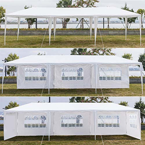 Awnings Marquee Canopy Tent, Gazebo Shelter, Save Space, For Lawn Mulch, With Spiral Tubes, Thick Fabric, Long Use Time, Portable Home Use, Easy To Carry, 3mx9m, Beach Gazebo Outdoor Sun Shelter tent