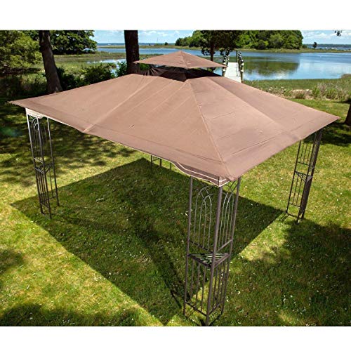 Sunjoy L-GZ798PST-E Regency Gazebo with Mosquito Netting