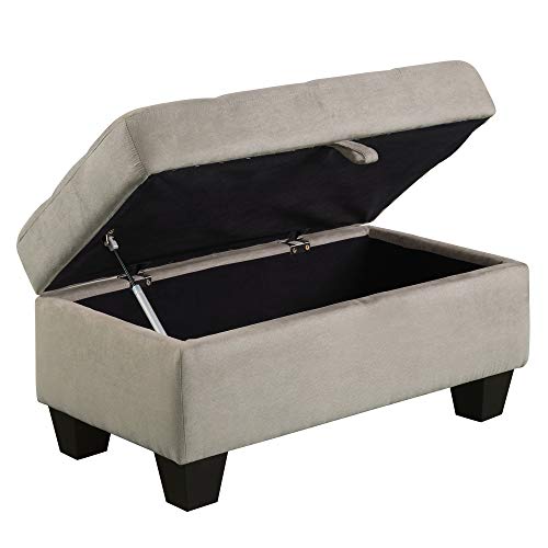 Merax Sectional Sofas 3-Piece Living Room Sofa Sets L Shape Couch with Chaise Lounge and Ottoman for Living Room,Light Gray