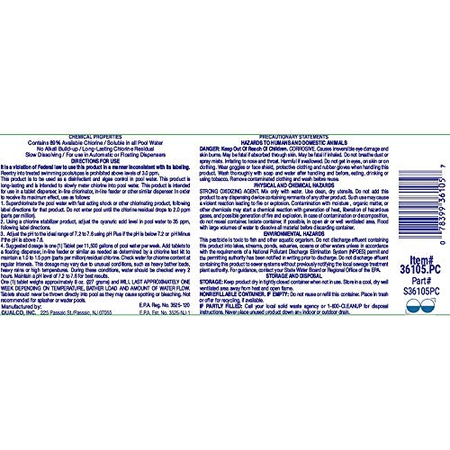 Intex 26700EH 10ft x 30in Prism Metal Frame Above Ground Swimming Pool Bundle with Pool Care Swimming Pool Chemical 3-Inch Chlorine Tablets, 5 Lbs