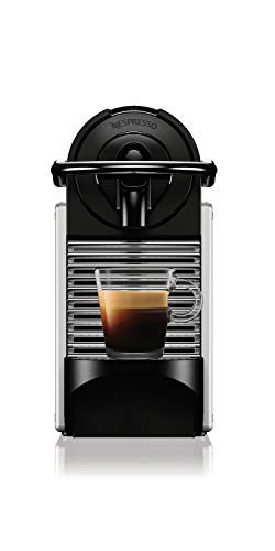 Nespresso Pixie Coffee and Espresso Machine by DeLonghi with Aeroccino, Aluminum