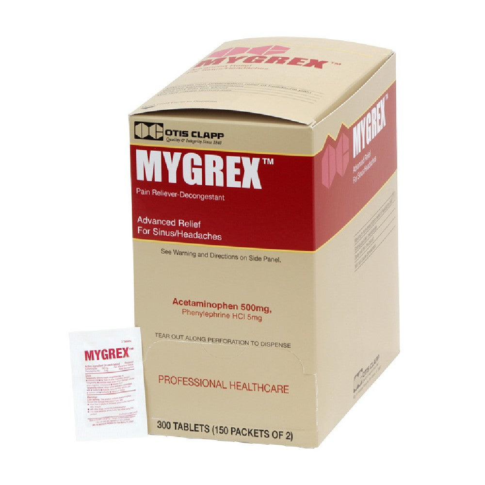 Medique Mygrex Advanced Headache Pain Relief Tablets - (150x2/box - 18 Boxes)