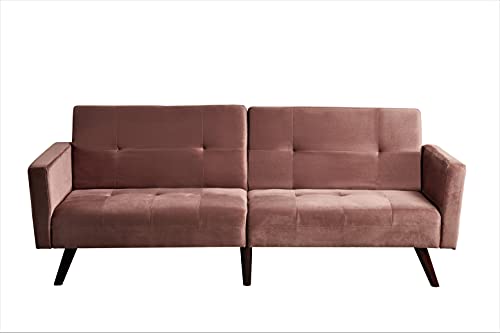 US Pride Furniture Iconic sofabed Sofa Bed, Rose