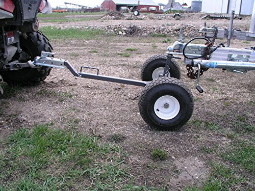 Tow Tuff TMD-800ATV ATV Weight Distributing Adjustable Trailer Dolly , Black