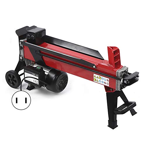 2200W Electric Log Splitter, Semi-automatic Hydraulic Wood Cutter Portable Log Splitter 7-Tons Splitting Force Precision Pump Gears 15A US Plug (US Plug)