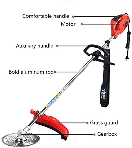 FREEZYMAN Household high-Power AC Electric Lawn Mower Lawn Mower Lawn Mower Plug-in Garden Lawn Mower